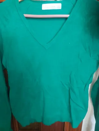 Jersey Zara Verde Talla M