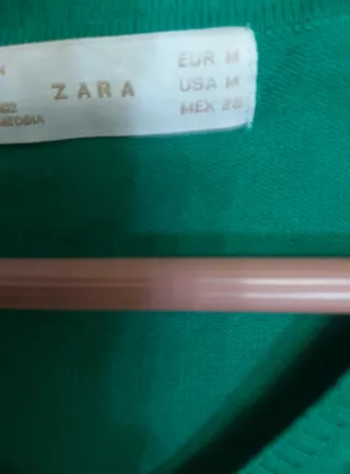 Jersey Zara Verde Talla M