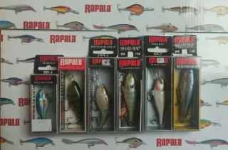 Lote señuelos pesca Rapala