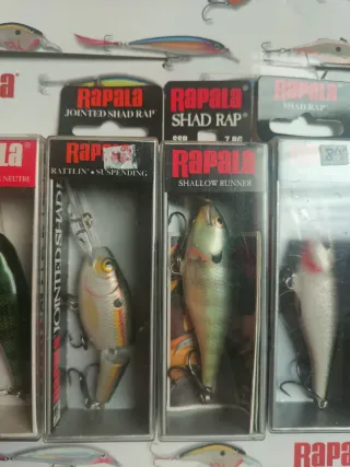 Lote señuelos pesca Rapala