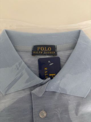 Camisa Polo Ralph Lauren Azul Hombre