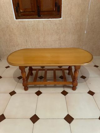 Mesa de centro de madera