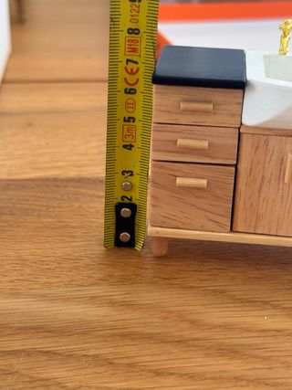 Mobile da bagno per casa delle bambole