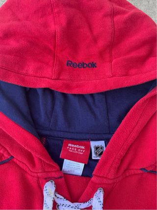 NHL Reebock Washington Capitals Red Hoodie L