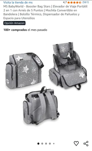 Trona de viaje portátil