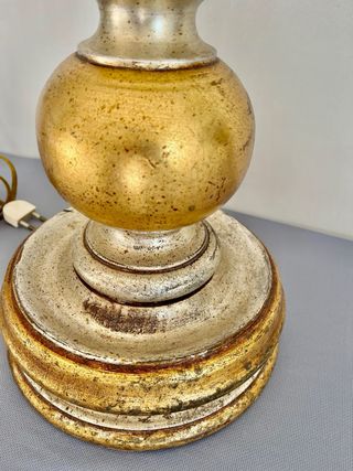 Lampadario Candelabro Legno Francia '800