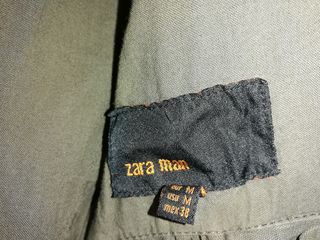 Chaqueta Zara verde militar talla M