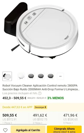 Robot Aspirador Automático