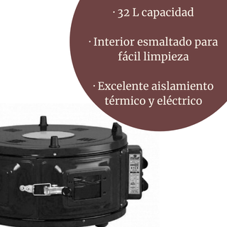 Horno Eléctrico 32L con Grill y Bandejas