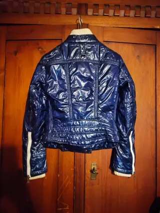 Piumino Montecore viola/blu