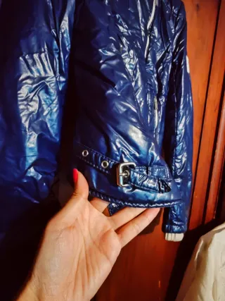 Piumino Montecore viola/blu