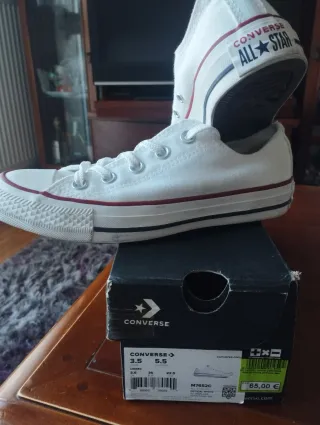 Zapatillas Converse All Star Blancas Talla 36