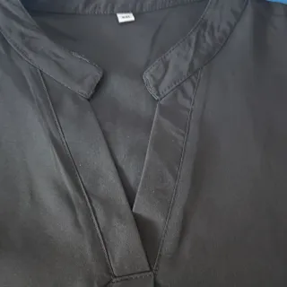 Blusa negra manga larga talla XXL