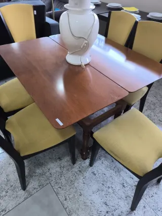 Mesa de comedor extensible madera