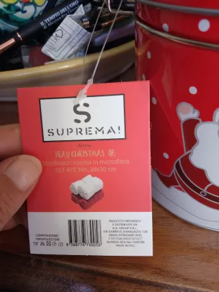 Barattolo Latta Natale Suprema