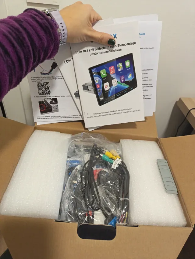 Pantalla Android Coche 1DIN 10.1 urvolax