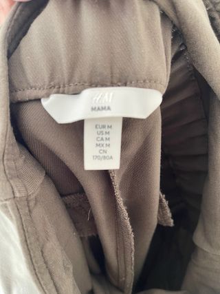 Pantalón premamá H&M verde oliva