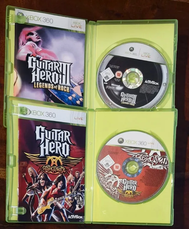 🇪🇦 Lote 2 Juegos Guitar Hero Xbox 360