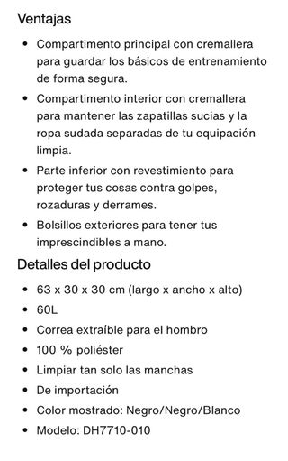 Bolsa Deporte Nike Brasilia 60L Negra