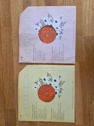 Pack 10 discos vinilo La felicidad es...