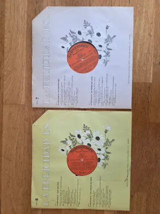 Pack 10 discos vinilo La felicidad es...