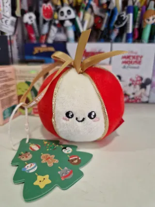 Pallina Natale Legami Rossa e Bianca