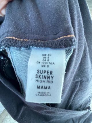 Pantalón premamá H&M azul