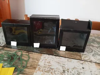 3 modellini navicelle spaziali anime