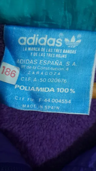 Cortavientos Adidas Vintage Morado