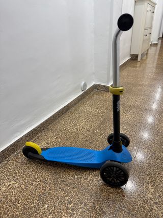Patinete infantil 3 ruedas azul