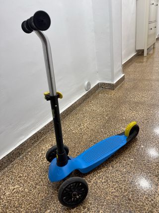 Patinete infantil 3 ruedas azul