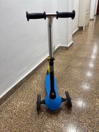 Patinete infantil 3 ruedas azul