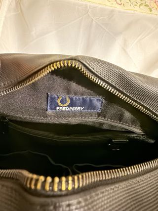 Tracolla Fred Perry in pelle