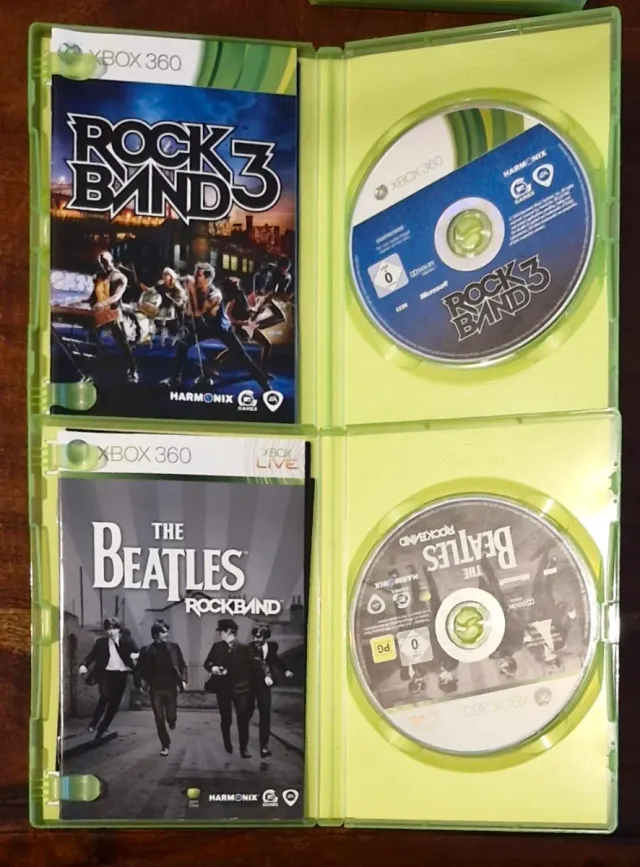 🇪🇦 Lote 2 juegos Rock Band Xbox 360