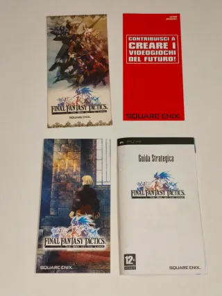 Final Fantasy Tactics - Sony PSP Pal ITA 🇮🇹 mint