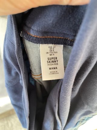 Pantalón premamá H&M azul