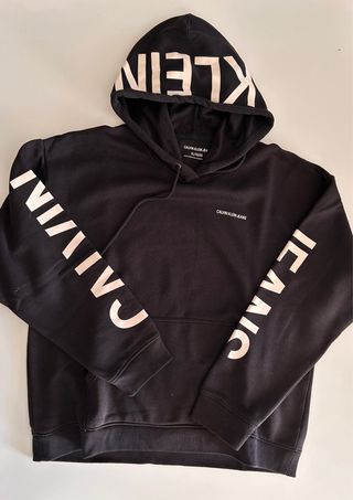 Sudadera Calvin Klein Mujer Negra Talla XL