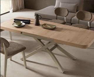 MESA ELEVABLE CENTRO/COMEDOR EXTENSIBLE LONG WAY