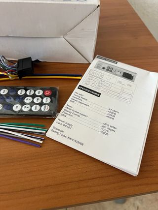 Radio Coche 1-DIN NK Bluetooth NK-CA33008