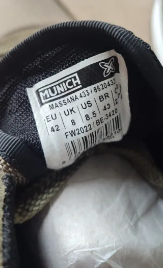 Zapatillas Munich Massana Verde Talla 42