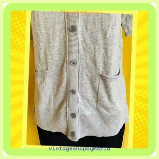 Ann Taylor Loft Blusa de punto gris