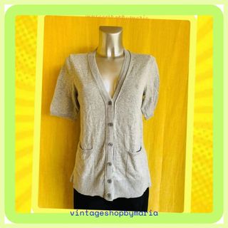 Ann Taylor Loft Blusa de punto gris