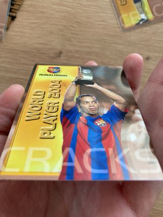 Cromo Ronaldinho Megacracks Panini 2004-05