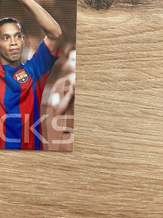Cromo Ronaldinho Megacracks Panini 2004-05