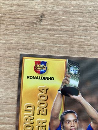 Cromo Ronaldinho Megacracks Panini 2004-05