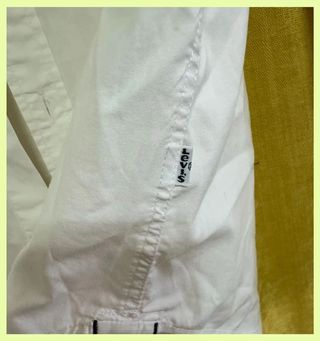 Camisa Levi's Blanca Hombre Talla S