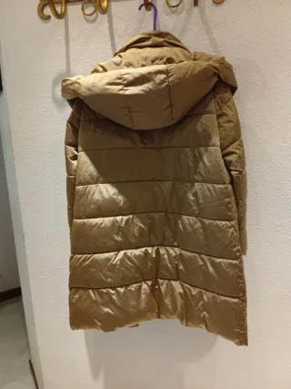 Plumífero beige/dorado 3/4