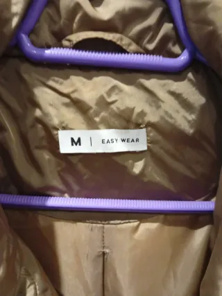 Plumífero beige/dorado 3/4