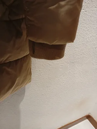 Plumífero beige/dorado 3/4