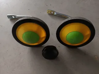 Bicicleta Infantil 14" Amarilla y Verde